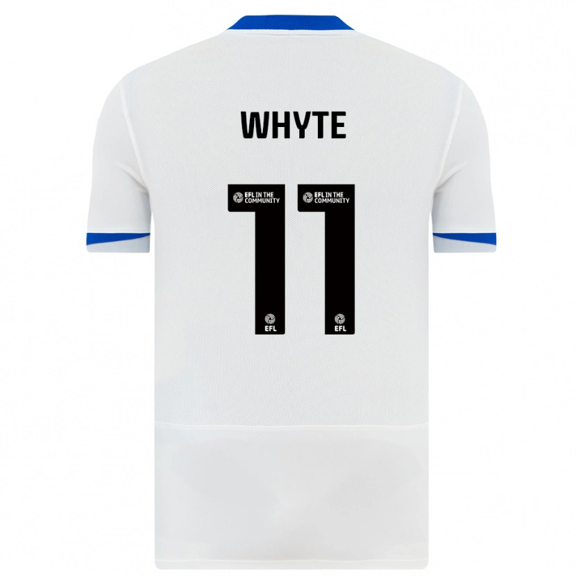 Danxen Herren Gavin Whyte #11 Weiß Schwarz Auswärtstrikot Trikot 2025/26 T-Shirt