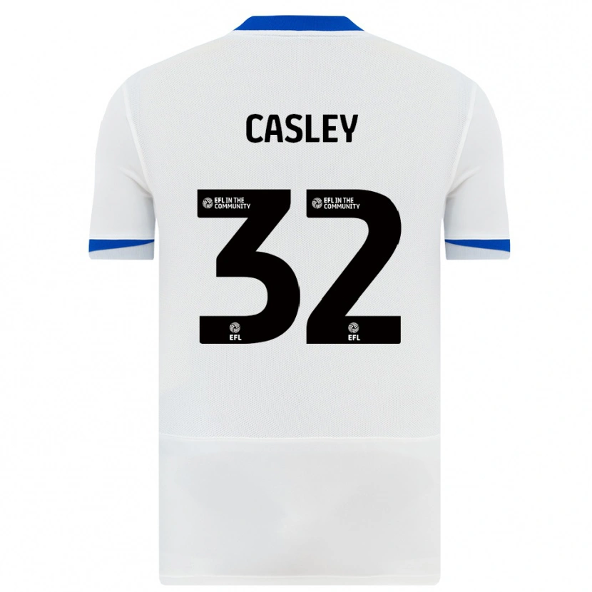 Danxen Herren Riva Casley #32 Weiß Schwarz Auswärtstrikot Trikot 2025/26 T-Shirt