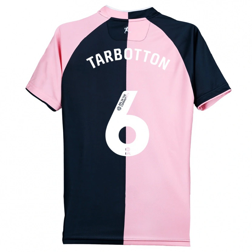 Danxen Herren Teddy Tarbotton #6 Pink Schwarz Auswärtstrikot Trikot 2025/26 T-Shirt