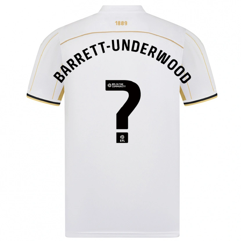Danxen Herren Keehan Barret-Underwood #0 Weiß Gold Auswärtstrikot Trikot 2025/26 T-Shirt