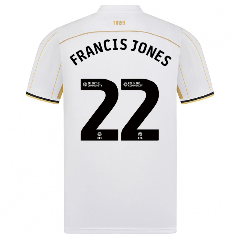 Danxen Herren Maria Francis-Jones #22 Weiß Gold Auswärtstrikot Trikot 2025/26 T-Shirt