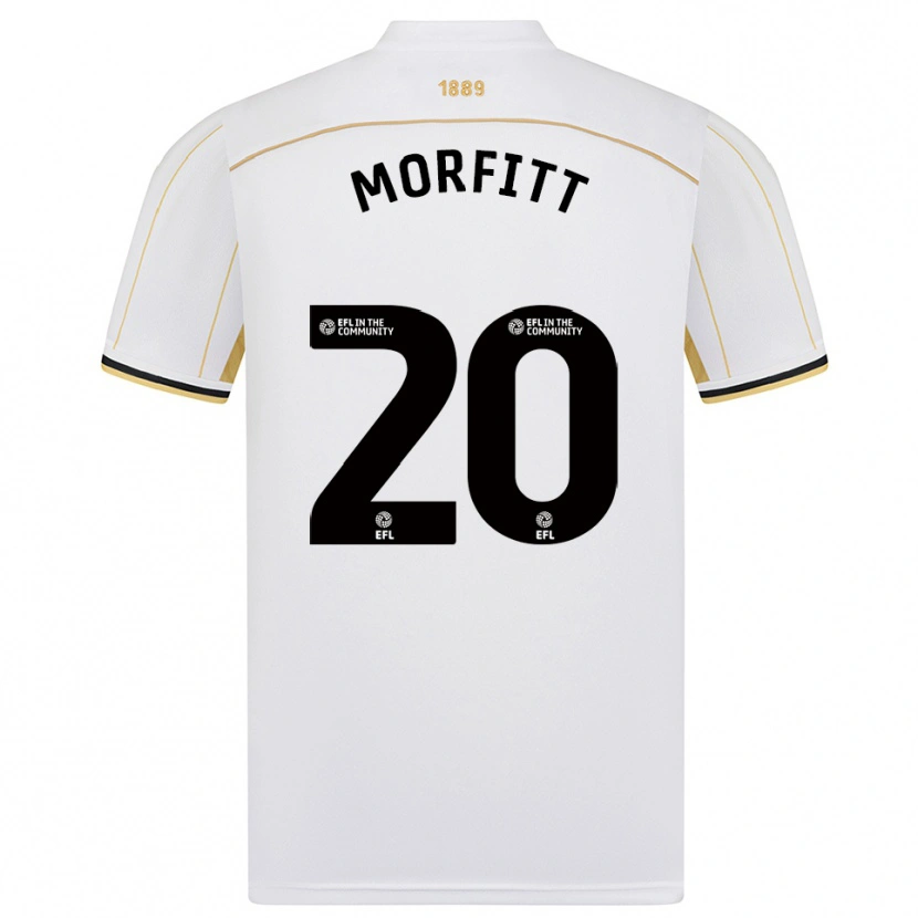 Danxen Herren Izzy Morfitt #20 Weiß Gold Auswärtstrikot Trikot 2025/26 T-Shirt