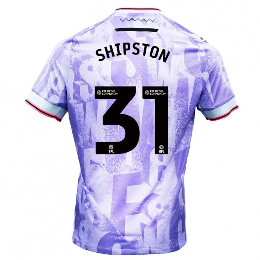 Danxen Herren Rio Shipston #31 Lila Weiß Auswärtstrikot Trikot 2025/26 T-Shirt