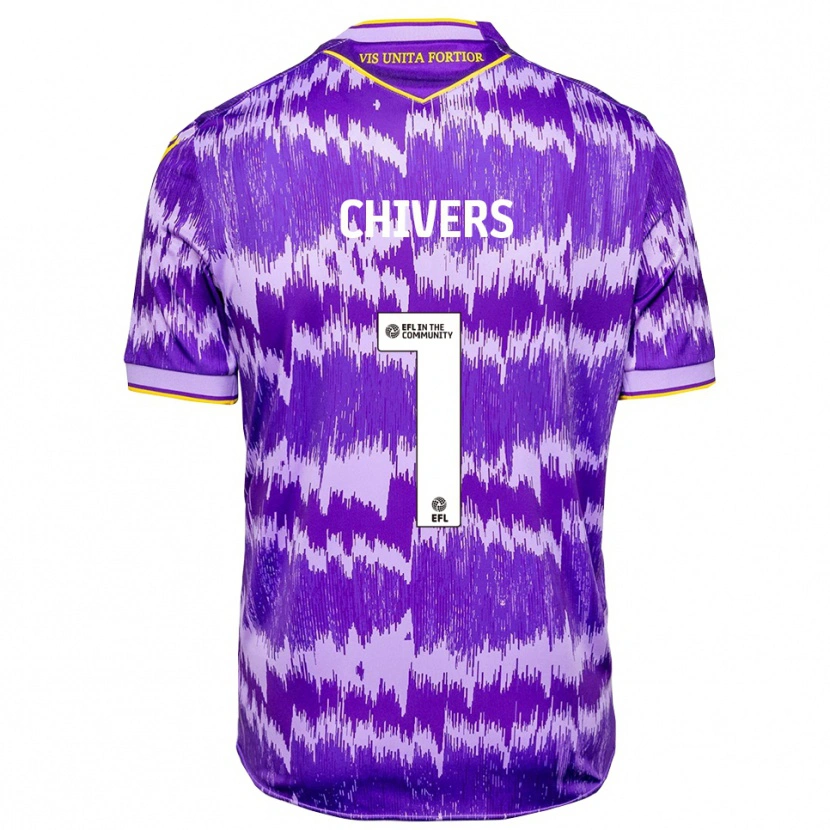 Danxen Herren Ben Chivers #1 Lila Gelb Auswärtstrikot Trikot 2025/26 T-Shirt