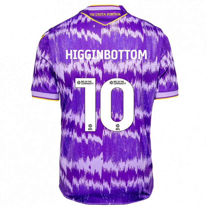 Danxen Herren Alice Higginbottom #10 Lila Gelb Auswärtstrikot Trikot 2025/26 T-Shirt