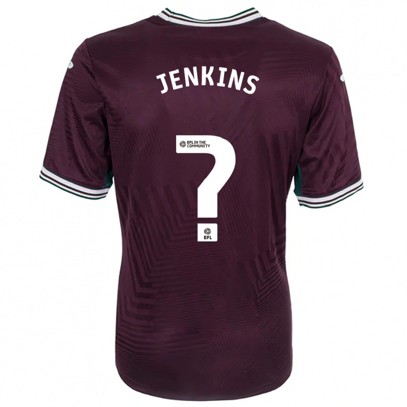 Danxen Herren Kian Jenkins #0 Rostrot Weiß Auswärtstrikot Trikot 2025/26 T-Shirt