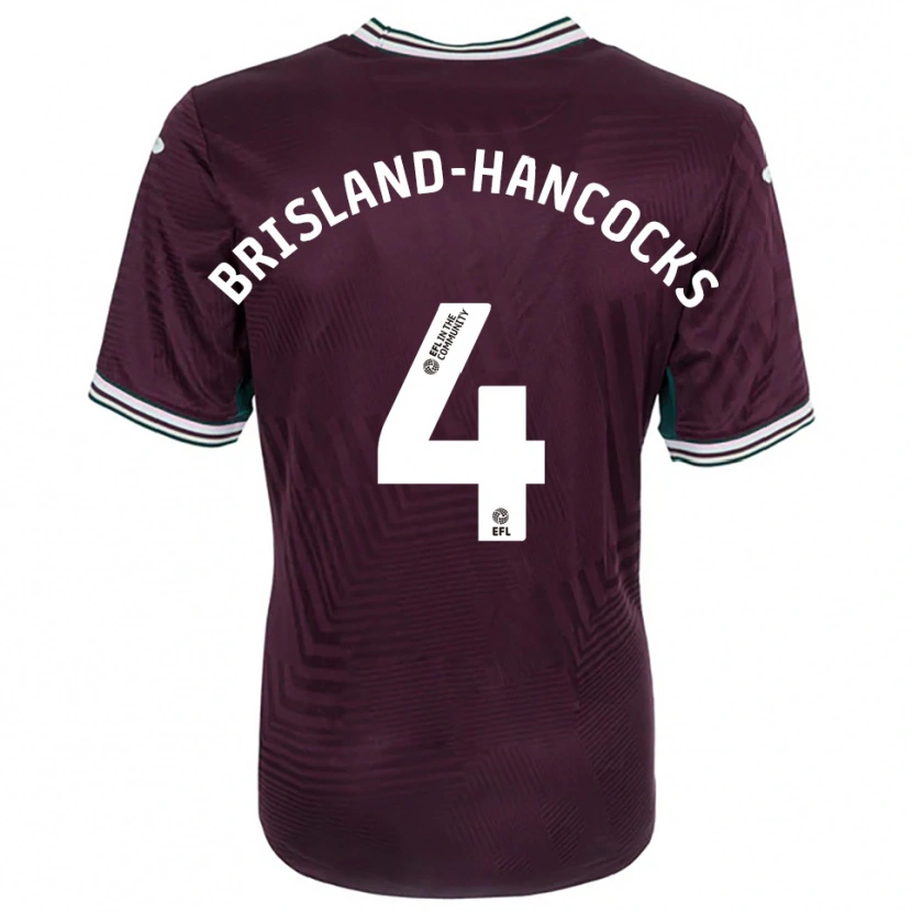 Danxen Herren Sophie Brisland-Hancocks #4 Rostrot Weiß Auswärtstrikot Trikot 2025/26 T-Shirt