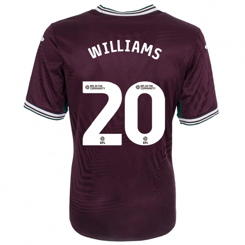 Danxen Herren Caitlin Williams #20 Rostrot Weiß Auswärtstrikot Trikot 2025/26 T-Shirt