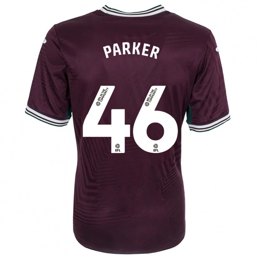 Danxen Herren Arthur Parker #46 Rostrot Weiß Auswärtstrikot Trikot 2025/26 T-Shirt