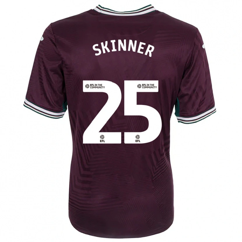 Danxen Herren Claire Skinner #25 Rostrot Weiß Auswärtstrikot Trikot 2025/26 T-Shirt