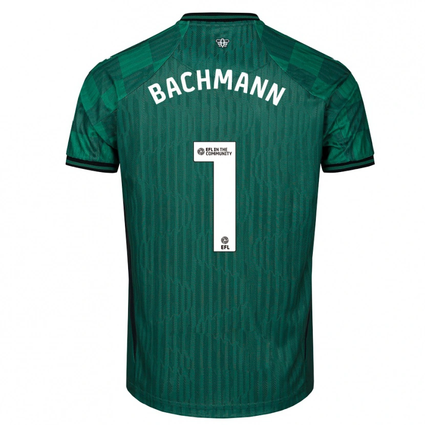 Danxen Herren Daniel Bachmann #1 Grün Schwarz Auswärtstrikot Trikot 2025/26 T-Shirt