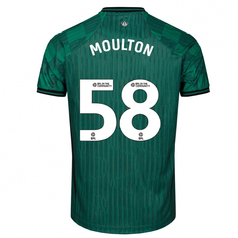 Danxen Herren Jai-Dea Moulton #58 Grün Schwarz Auswärtstrikot Trikot 2025/26 T-Shirt