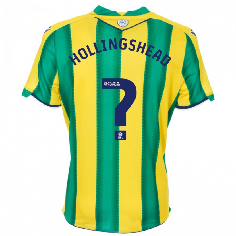 Danxen Herren Ronnie Hollingshead #0 Gelb Grün Auswärtstrikot Trikot 2025/26 T-Shirt
