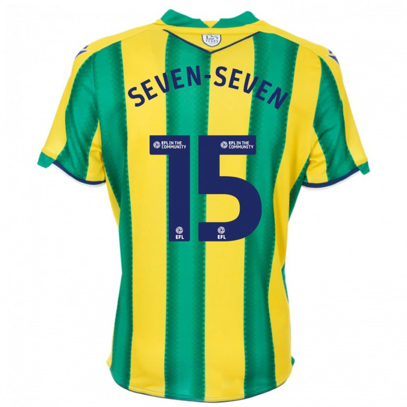 Danxen Herren Justin Seven-Seven #15 Gelb Grün Auswärtstrikot Trikot 2025/26 T-Shirt
