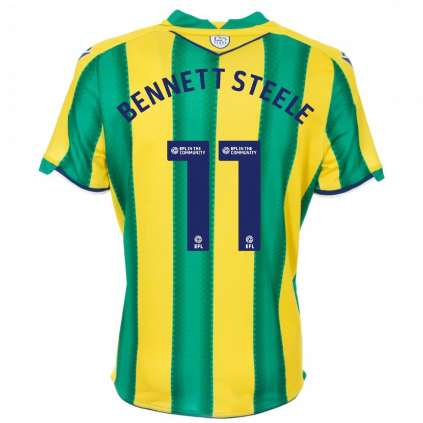 Danxen Herren Lizzie Bennett-Steele #11 Gelb Grün Auswärtstrikot Trikot 2025/26 T-Shirt