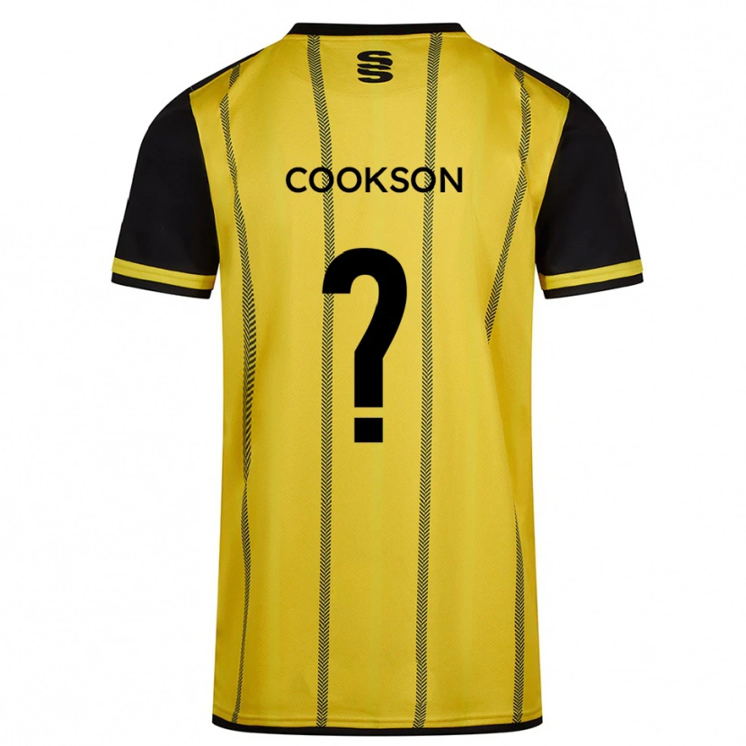 Danxen Herren Ashton Cookson #0 Gelb Schwarz Auswärtstrikot Trikot 2025/26 T-Shirt