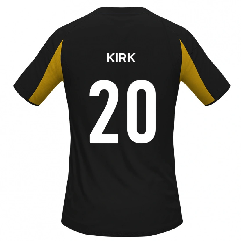 Danxen Herren Charlie Kirk #20 Schwarz Gelb Auswärtstrikot Trikot 2025/26 T-Shirt