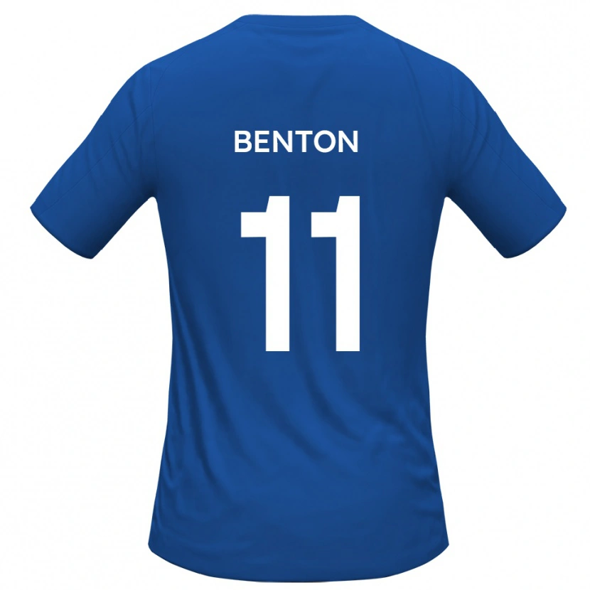 Danxen Herren Jon Benton #11 Himmelblau Auswärtstrikot Trikot 2025/26 T-Shirt