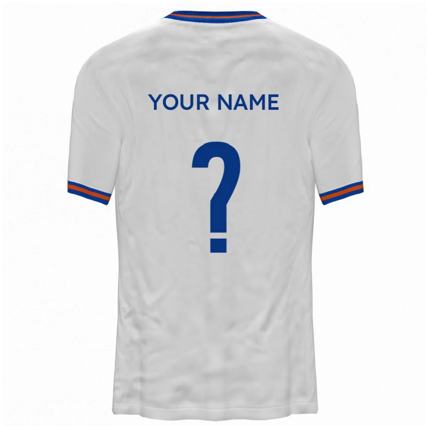 Danxen Herren Ihren Namen #0 Weiß Blau Auswärtstrikot Trikot 2025/26 T-Shirt