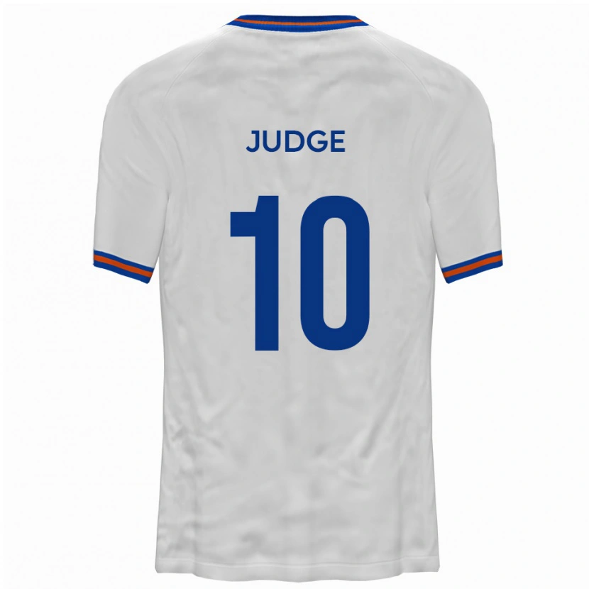 Danxen Herren Alan Judge #10 Weiß Blau Auswärtstrikot Trikot 2025/26 T-Shirt