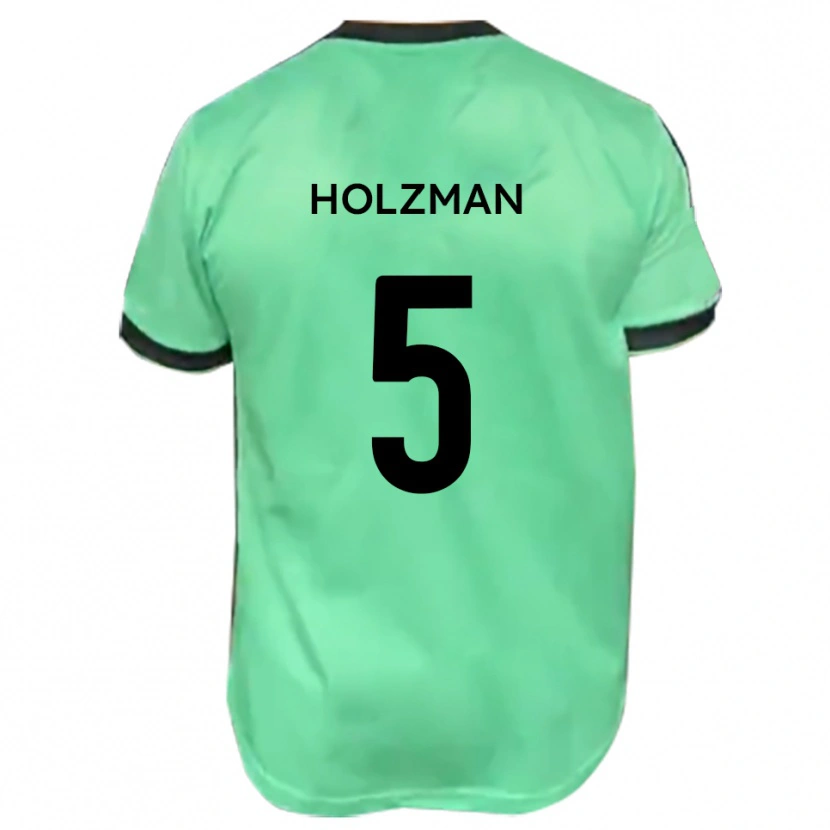 Danxen Herren Louie Holzman #5 Türkis Schwarz Auswärtstrikot Trikot 2025/26 T-Shirt