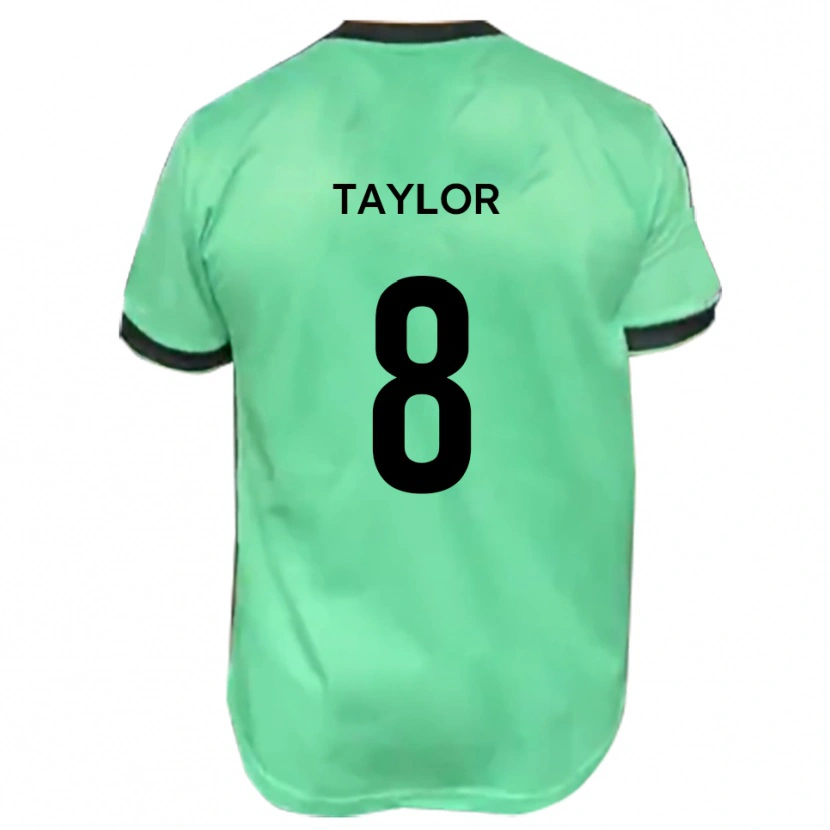 Danxen Herren Jake Taylor #8 Türkis Schwarz Auswärtstrikot Trikot 2025/26 T-Shirt