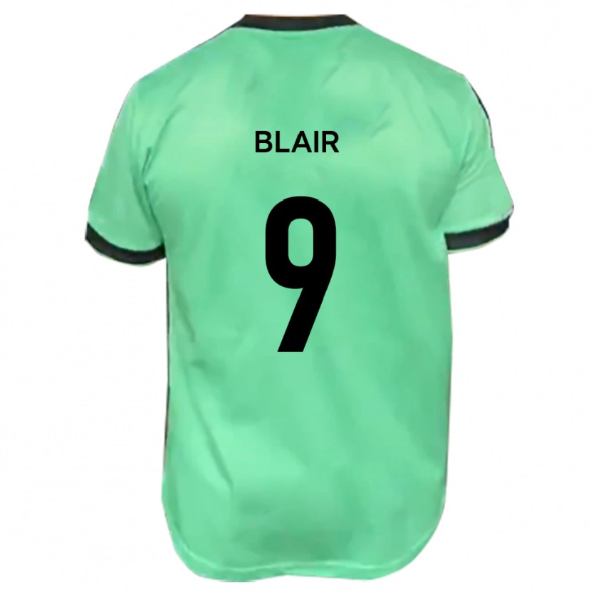 Danxen Herren Aaron Blair #9 Türkis Schwarz Auswärtstrikot Trikot 2025/26 T-Shirt