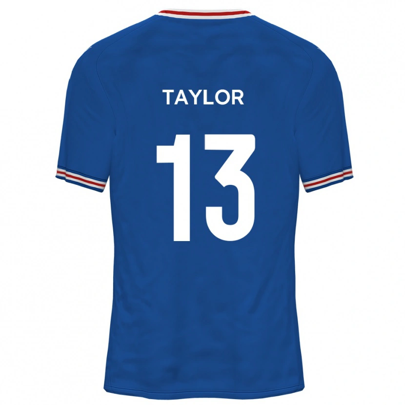Danxen Herren Sam Taylor #13 Dodger Blau Auswärtstrikot Trikot 2025/26 T-Shirt