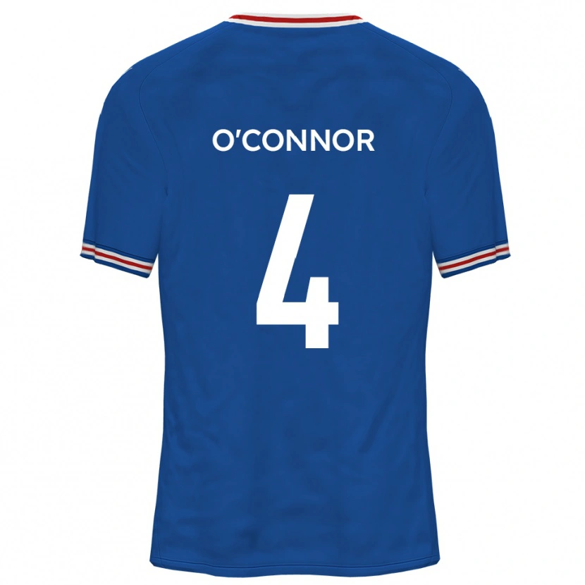 Danxen Herren Darragh O'connor #4 Dodger Blau Auswärtstrikot Trikot 2025/26 T-Shirt
