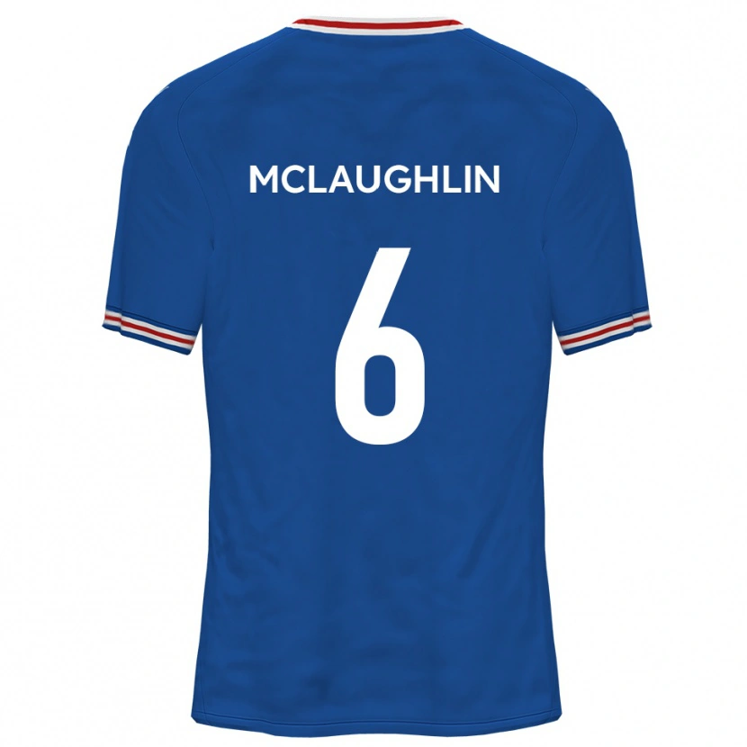 Danxen Herren Paddy Mclaughlin #6 Dodger Blau Auswärtstrikot Trikot 2025/26 T-Shirt