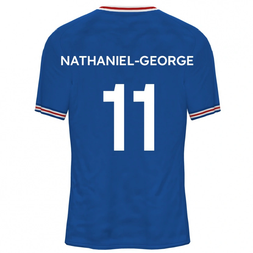 Danxen Herren Ashley Nathaniel-George #11 Dodger Blau Auswärtstrikot Trikot 2025/26 T-Shirt