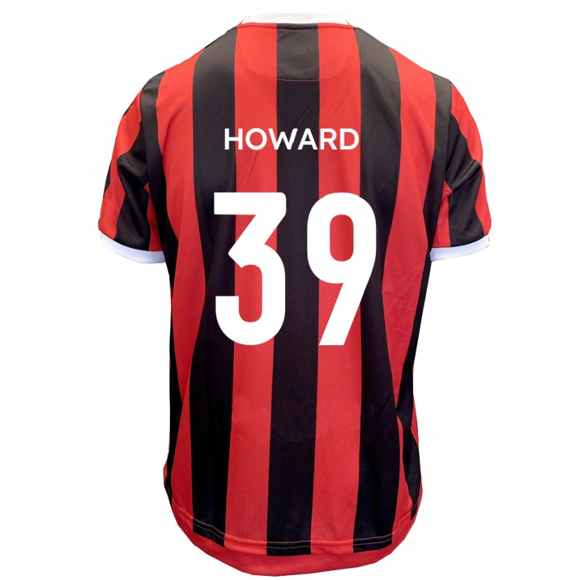 Danxen Herren Will Howard #39 Rot Schwarz Auswärtstrikot Trikot 2025/26 T-Shirt