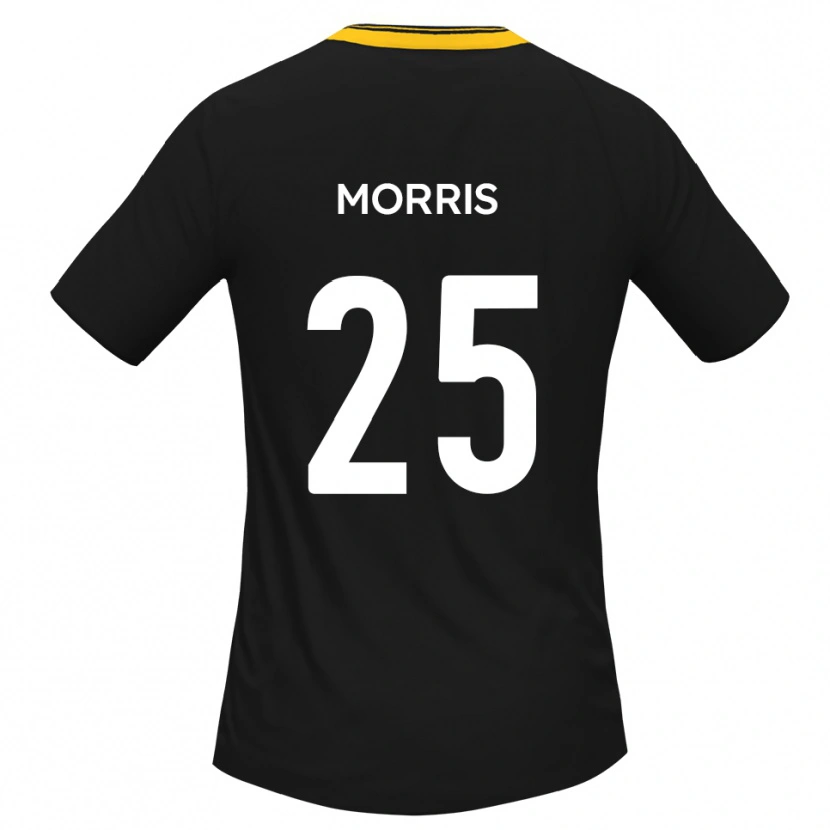 Danxen Herren Chad Morris #25 Schwarz Gelb Auswärtstrikot Trikot 2025/26 T-Shirt