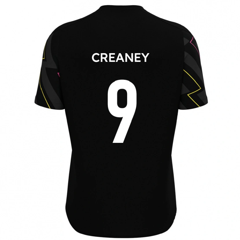 Danxen Herren Dan Creaney #9 Schwarz Grau Auswärtstrikot Trikot 2025/26 T-Shirt