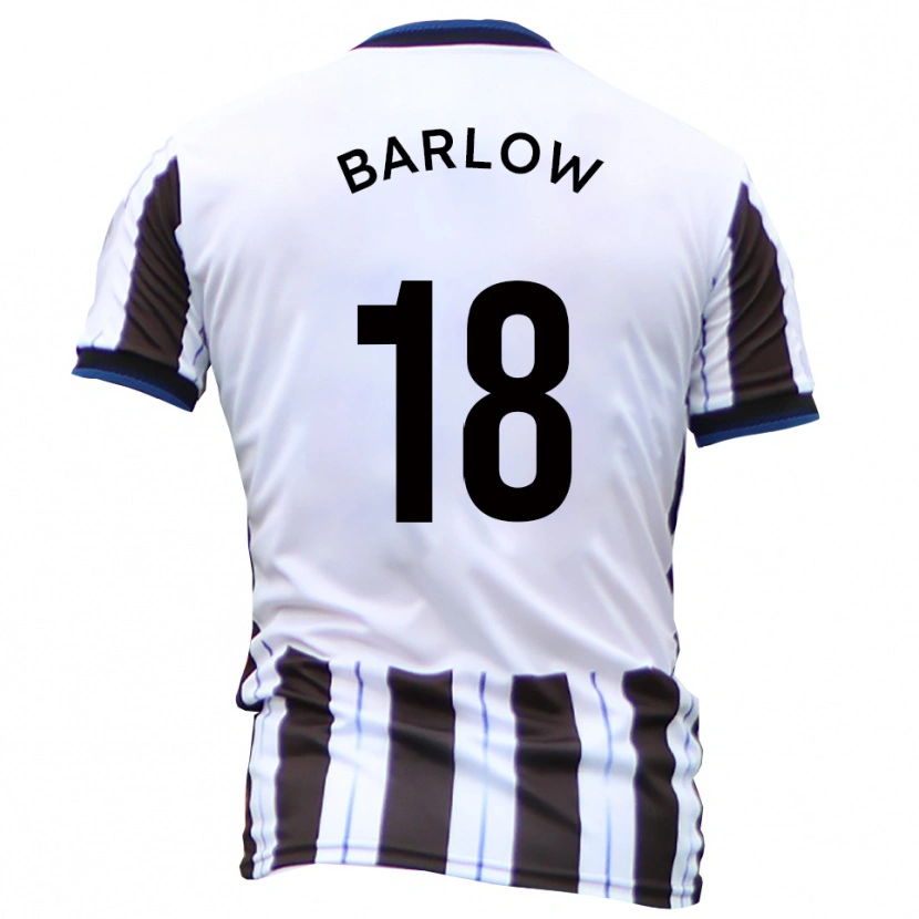 Danxen Herren Aidan Barlow #18 Weiß Schwarz Auswärtstrikot Trikot 2025/26 T-Shirt