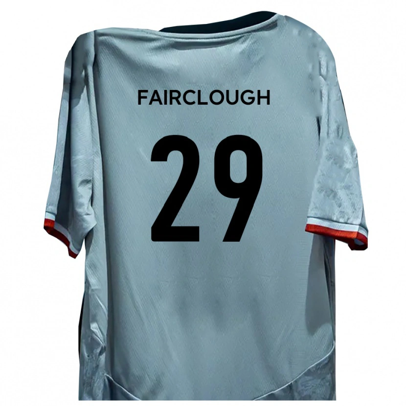 Danxen Herren Adam Fairclough #29 Weiß Schwarz Auswärtstrikot Trikot 2025/26 T-Shirt
