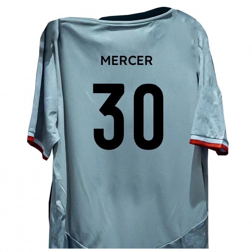 Danxen Herren Nathan Mercer #30 Weiß Schwarz Auswärtstrikot Trikot 2025/26 T-Shirt