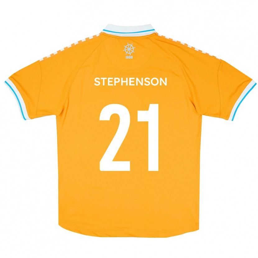 Danxen Herren Louis Stephenson #21 Gelb Blau Auswärtstrikot Trikot 2025/26 T-Shirt