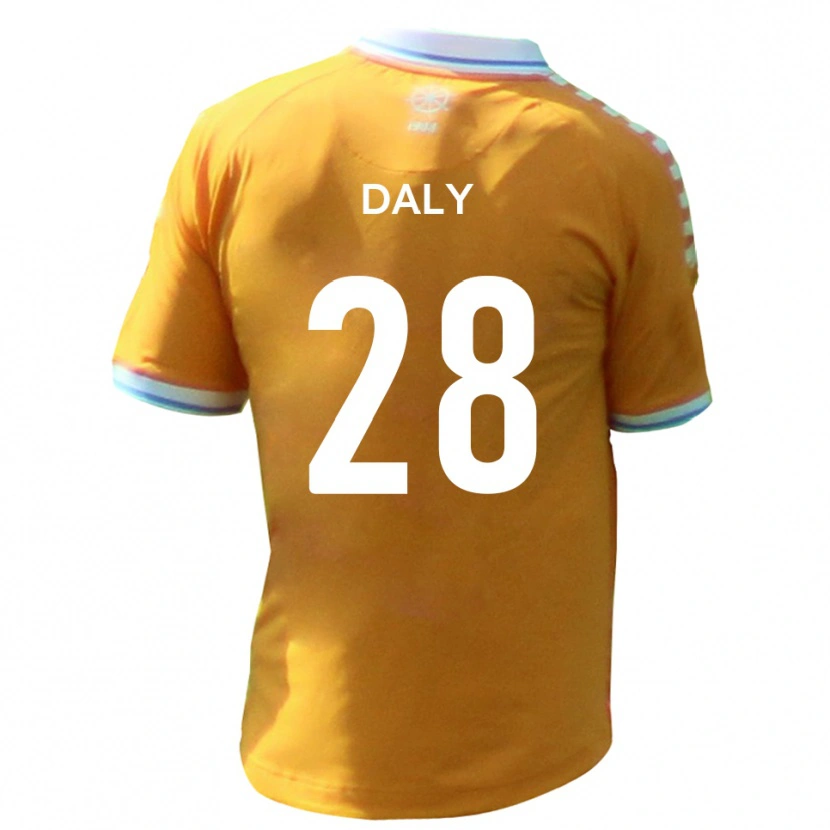 Danxen Herren Matty Daly #28 Gelb Blau Auswärtstrikot Trikot 2025/26 T-Shirt