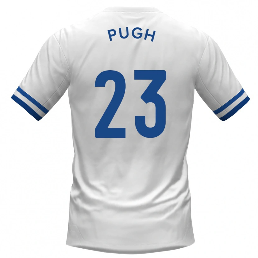Danxen Herren Tom Pugh #23 Weiß Blau Auswärtstrikot Trikot 2025/26 T-Shirt