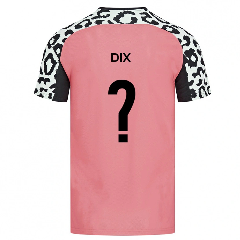 Danxen Herren Hannah Dix #0 Pink Schwarz Auswärtstrikot Trikot 2025/26 T-Shirt
