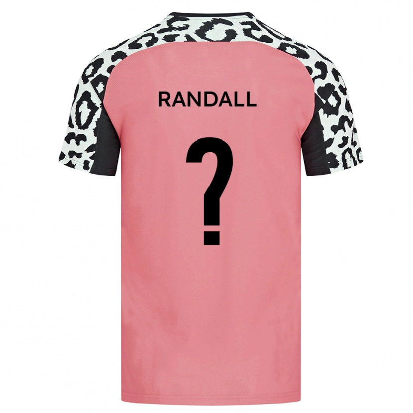 Danxen Herren Estelle Randall #0 Pink Schwarz Auswärtstrikot Trikot 2025/26 T-Shirt