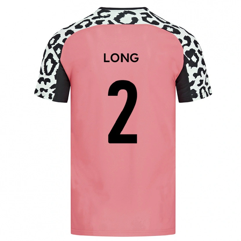 Danxen Herren Sean Long #2 Pink Schwarz Auswärtstrikot Trikot 2025/26 T-Shirt