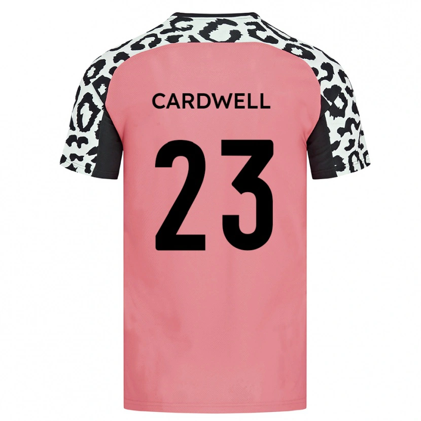 Danxen Herren Harry Cardwell #23 Pink Schwarz Auswärtstrikot Trikot 2025/26 T-Shirt