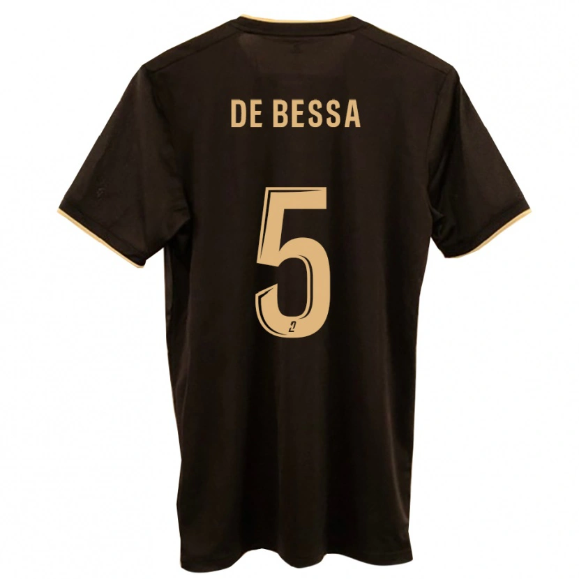 Danxen Herren Jérémy De Bessa #5 Blau Rot Auswärtstrikot Trikot 2025/26 T-Shirt