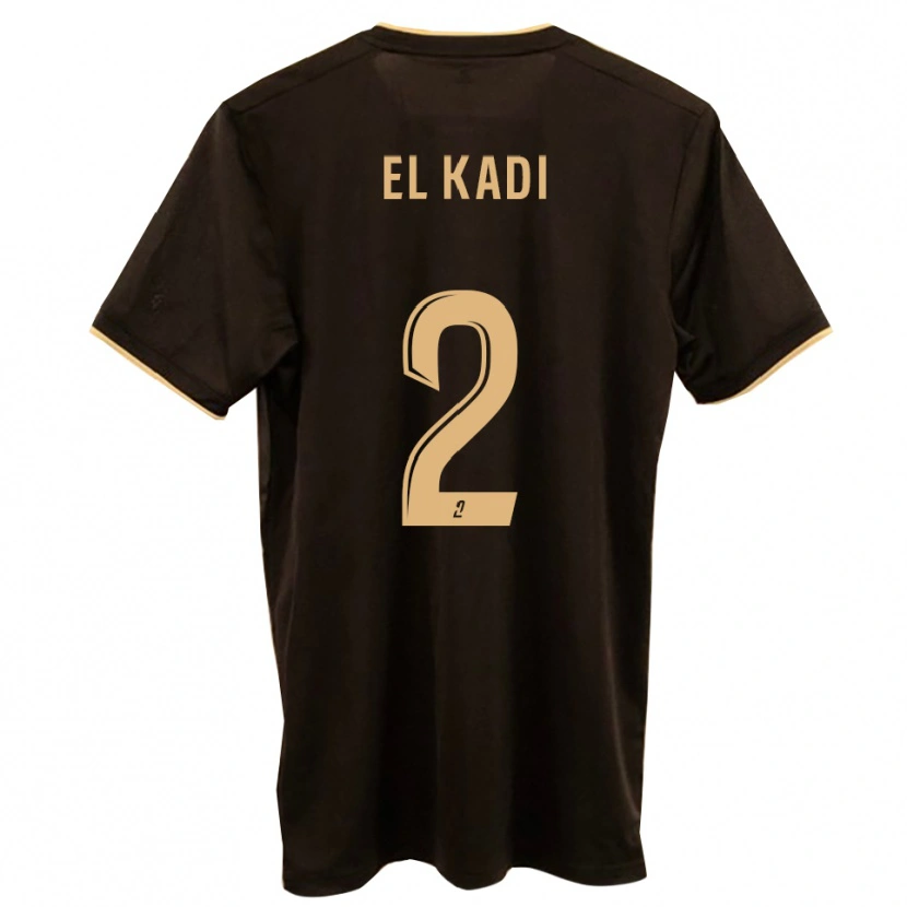 Danxen Herren Marouane El Kadi #2 Blau Rot Auswärtstrikot Trikot 2025/26 T-Shirt