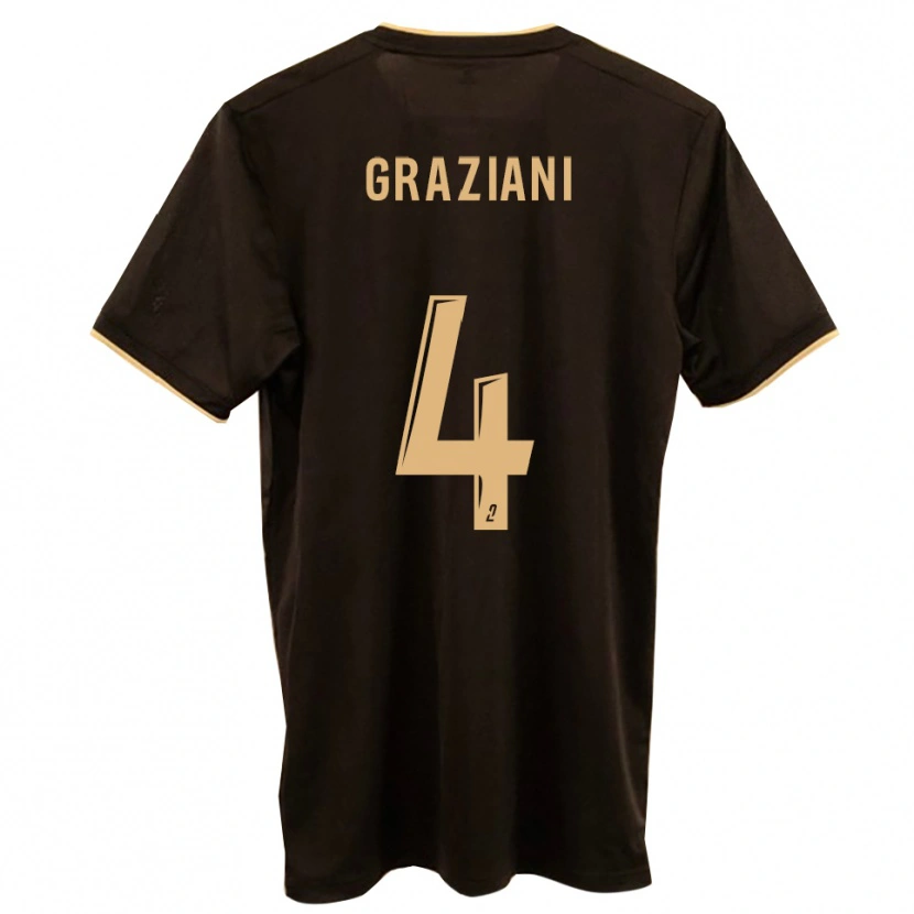 Danxen Herren Kelyan Graziani #4 Blau Rot Auswärtstrikot Trikot 2025/26 T-Shirt