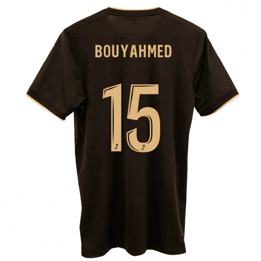 Danxen Herren Nasser Bouyahmed #15 Blau Rot Auswärtstrikot Trikot 2025/26 T-Shirt