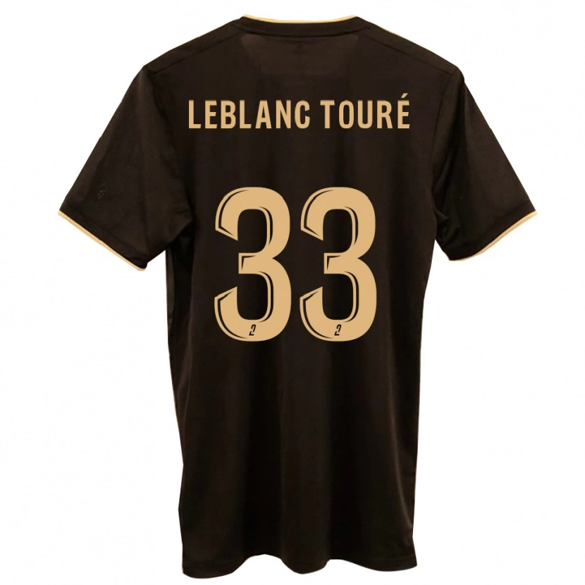 Danxen Herren Wolo Leblanc Touré #33 Blau Rot Auswärtstrikot Trikot 2025/26 T-Shirt