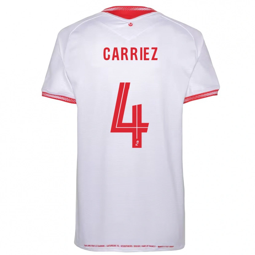 Danxen Herren Sasha Carriez #4 Schwarz Rot Auswärtstrikot Trikot 2025/26 T-Shirt
